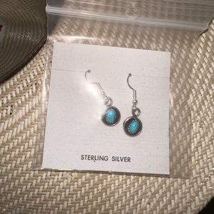 Lenora Garcia Authentic Navajo Turquoise earrings
